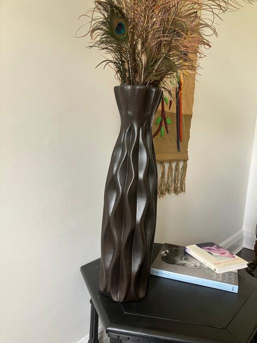 Buy & Sell Finstall Bromsgrove - Photos for Large vase brown ceramic