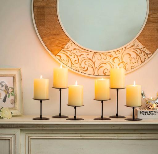 Buy & Sell Mickleover Derby - Photos for Romadedi Black Candle Holders X 6