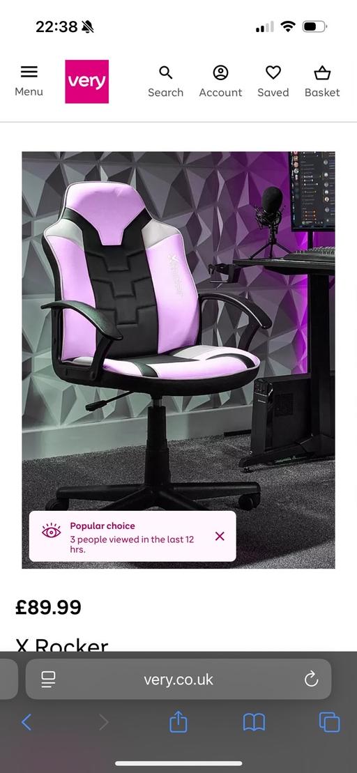 Buy & Sell Saint Marks Cheltenham - Photos for X Rocker gaming chair - delivery available