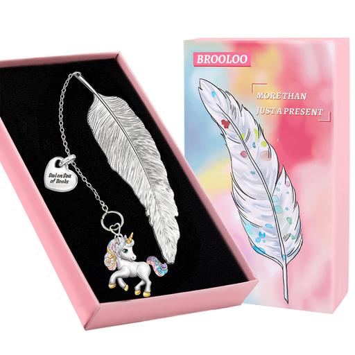Buy & Sell Mickleover Derby - Photos for Feather Metal unicorn Bookmark Unusual Gift