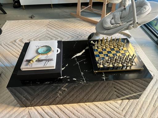 Buy & Sell Heron Quays East London - Photos for Black Marble Optics Coffee Table