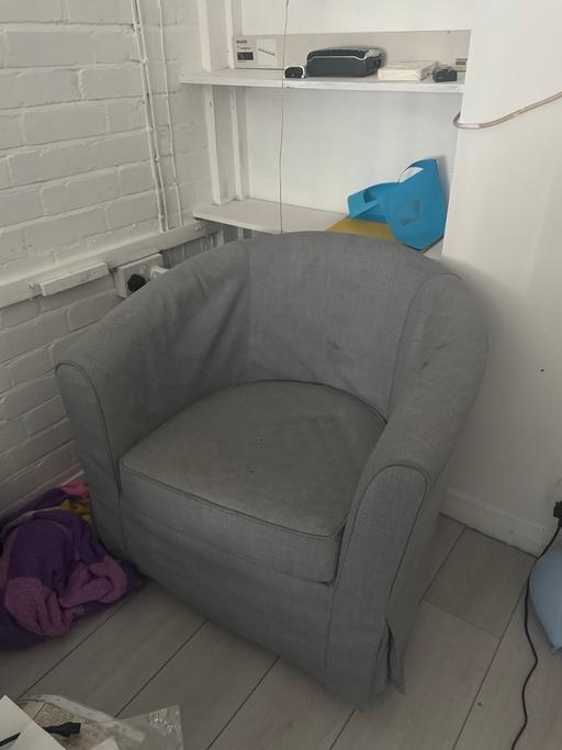 Buy & Sell Feltham Hounslow - Photos for IKEA Grey Armchair