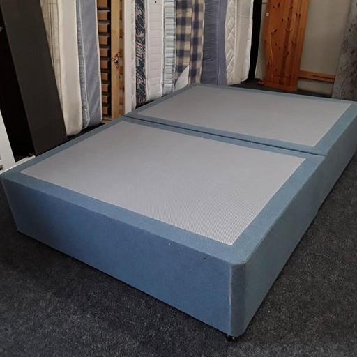 Buy & Sell Saint Pauls Trading Estate Tameside - Photos for Modern blue/grey DOUBLE divan bed base