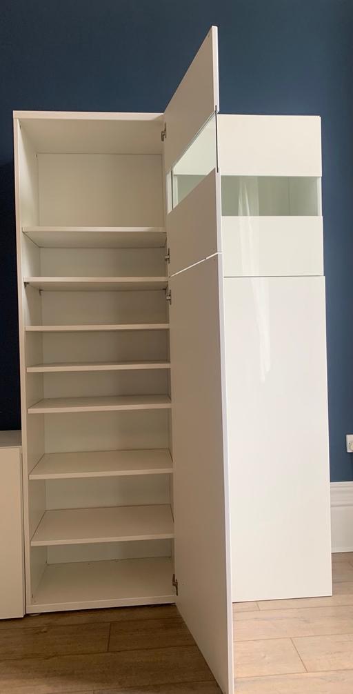 Buy & Sell Queensway Central London - Photos for IKEA BESTA white gloss storage units