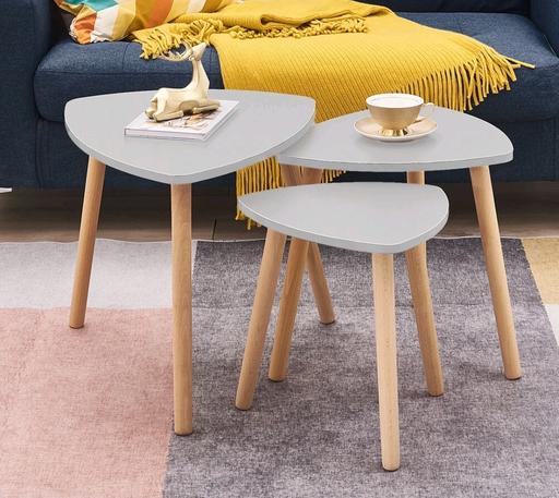 Buy & Sell Camp Hill Birmingham - Photos for Modern Nest of 3 Coffee Tables Side End Lamp
