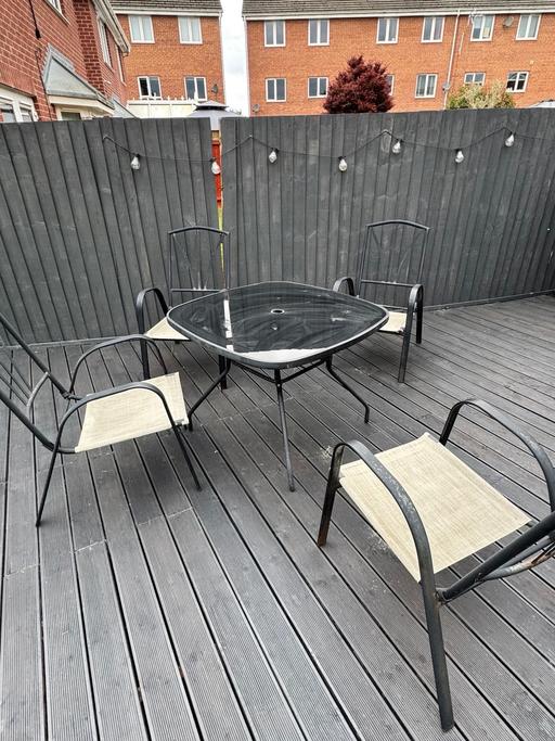 Buy & Sell Great Sankey Warrington - Photos for Outdoor table and chairs with cushion