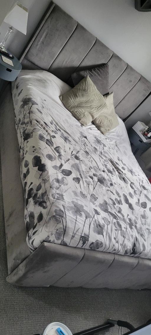 Buy & Sell Rubery Birmingham - Photos for kingsize grey bed