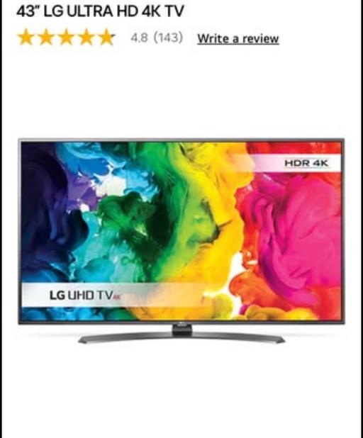 Buy & Sell Whitley Bay North Tyneside - Photos for LG ULTRA HD 4K TV