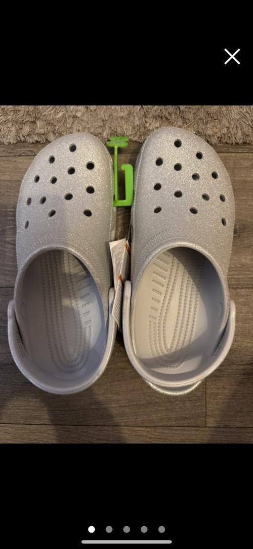 Buy & Sell Stoke Hill Exeter - Photos for Silver glitter crocs