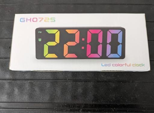 Buy & Sell Manor Park East London - Photos for LED COLOURFUL DIGITAL CLOCK - GH0725