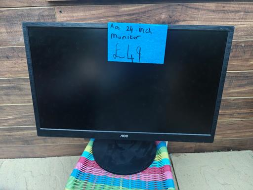 Buy & Sell Belmont North West London - Photos for AOC 24 Inch monitor (used But Good Condition)