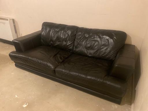 Buy & Sell Winchmore Hill North London - Photos for 2 black sofas
