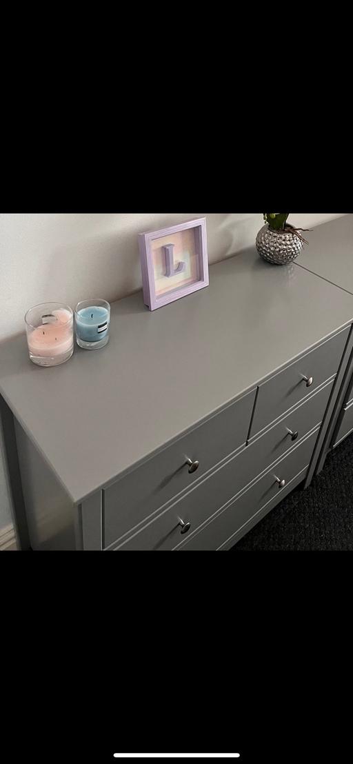 Buy & Sell Litherland Sefton - Photos for Grey single wardrobe & grey chest of drawers