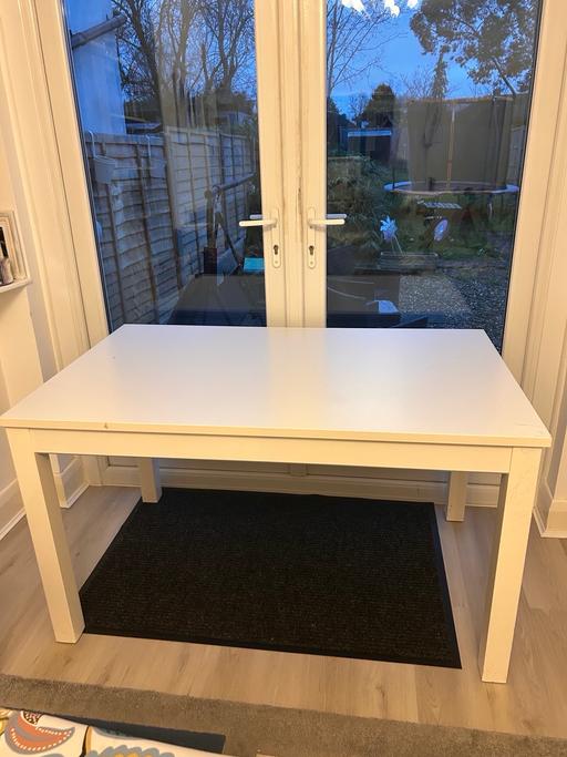 Buy & Sell Potters Bar Hertsmere - Photos for IKEA Extendable White Dining Table