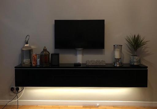Buy & Sell Crouch End North London - Photos for IKEA wall storage unit with LED light strip