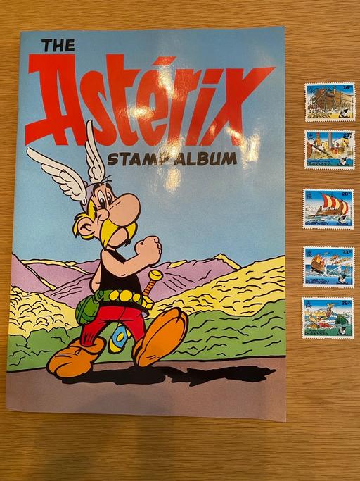 Buy & Sell Elm Park Havering - Photos for Asterix stamp album with 5 mint stamps