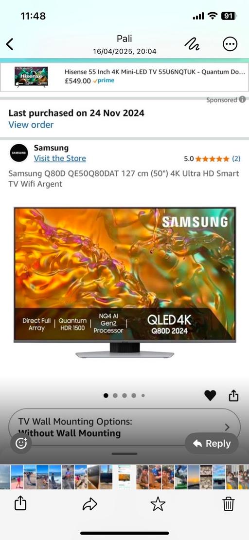 Buy & Sell Ealing Broadway West London - Photos for Samsung tv 50”