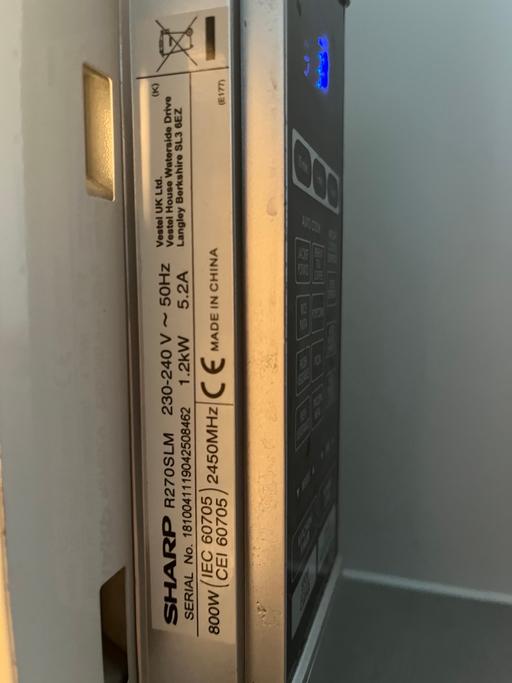 Buy & Sell Mill Hill North West London - Photos for Sharp 800W microwave