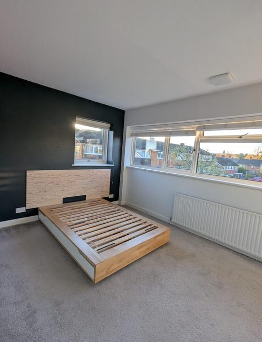 Buy & Sell Lower Sydenham South East London - Photos for Double bed frame with 4 drawers (wooden)