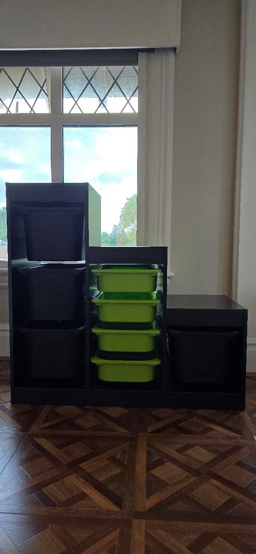 Buy & Sell Sparkhill Birmingham - Photos for Ikea Trofast Storage Unit Black