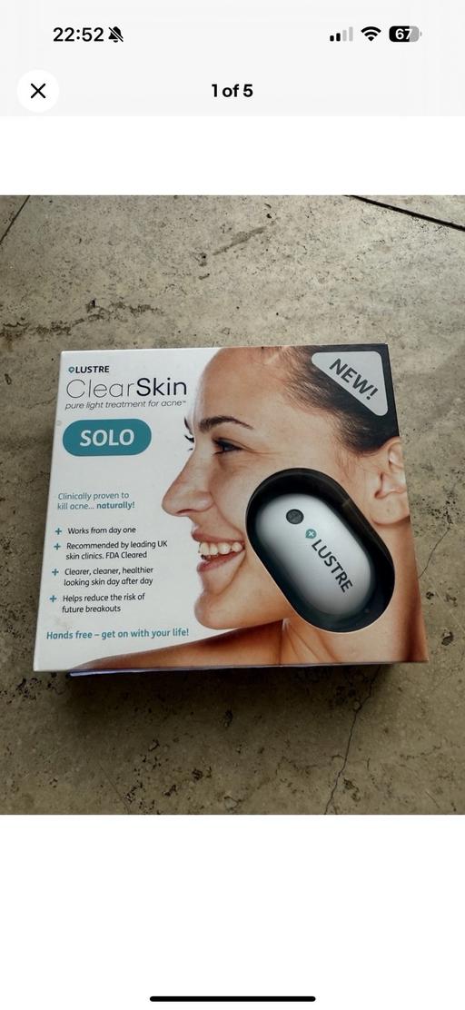 Buy & Sell Dartford Kent - Photos for LUSTRE CLEAR SKIN SOLO PURE LIGHT TREATMENT