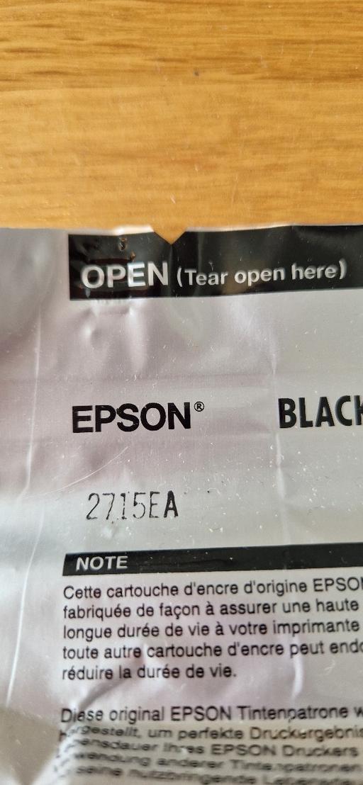Buy & Sell Woodgate Birmingham - Photos for Epson Black cartridge unopened