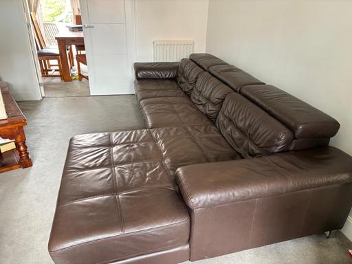 Buy & Sell Findern South Derbyshire - Photos for Leather Sofa