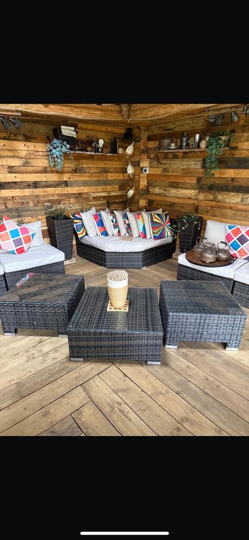 Buy & Sell Hayes Hillingdon - Photos for Rattan Glass Coffee Table and Side tables