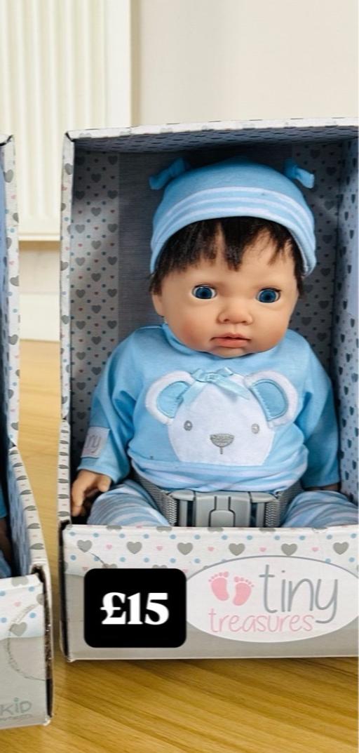 Buy & Sell Saint James Industrial Estate North Northamptonshire - Photos for Tiny Treasures Baby Doll in Blue Bear Outfit