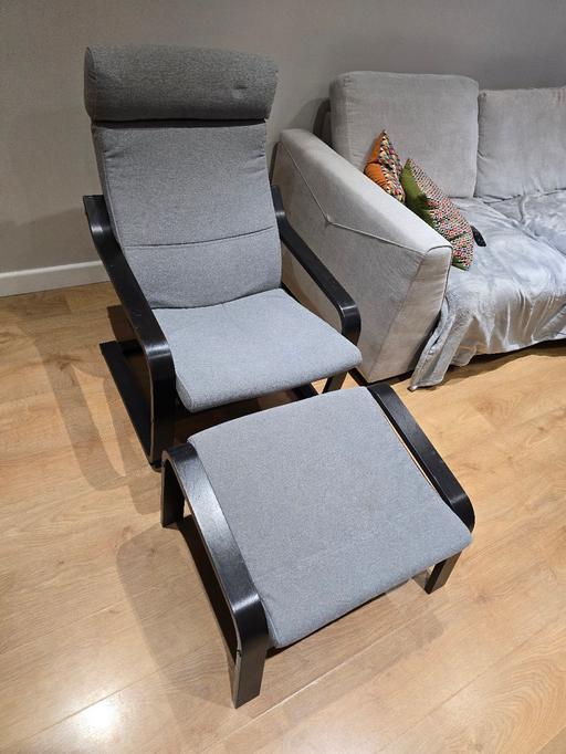 Buy & Sell Isleworth Hounslow - Photos for Ikea armchair and footstool
