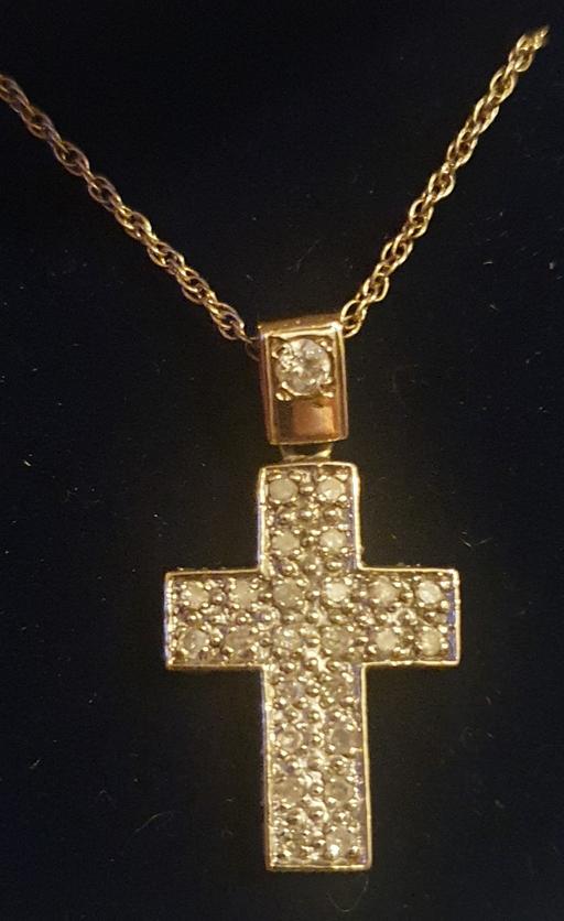 Buy & Sell Horwich Bolton - Photos for 9ct DIA Cross & Chain
