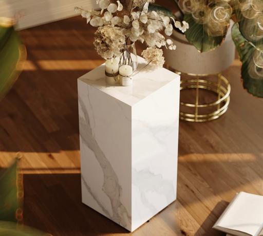 Buy & Sell Eton Windsor and Maidenhead - Photos for White Sintered Stone Plant Stand & Side Table