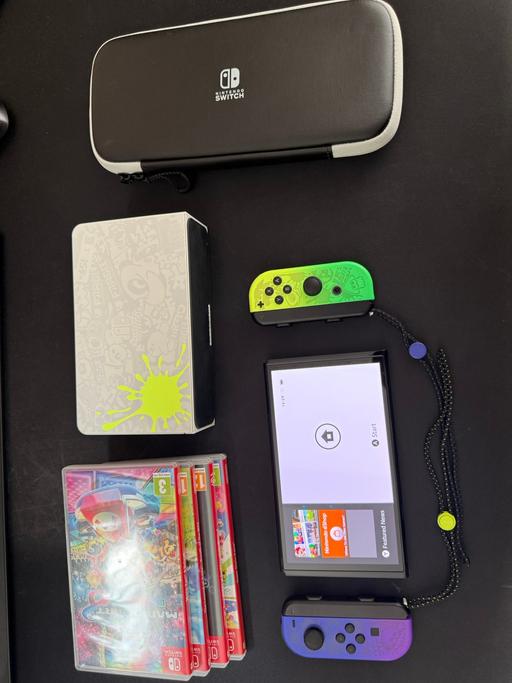 Buy & Sell Morden Merton - Photos for Switch OLED Splatoon Edition + 4 Games