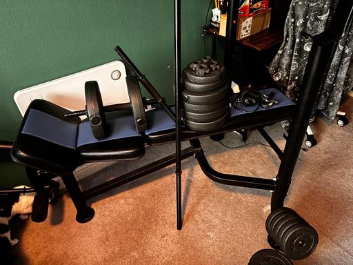 Buy & Sell Lightmoor Telford and Wrekin - Photos for Weight Bench with 50kg weights