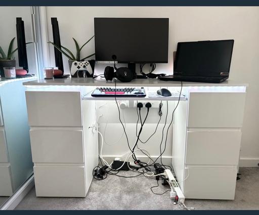 Buy & Sell Walsall West Midlands - Photos for Computer Table (white Gloss)