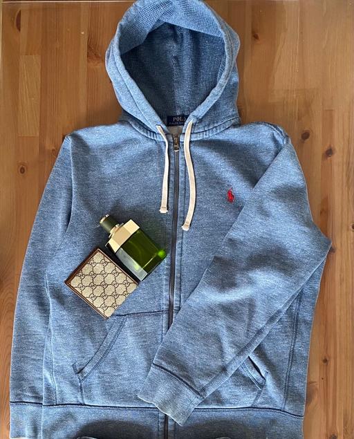 Buy & Sell Fulham Broadway South West London - Photos for Light Blue Ralph Lauren Zip Up Hoodie