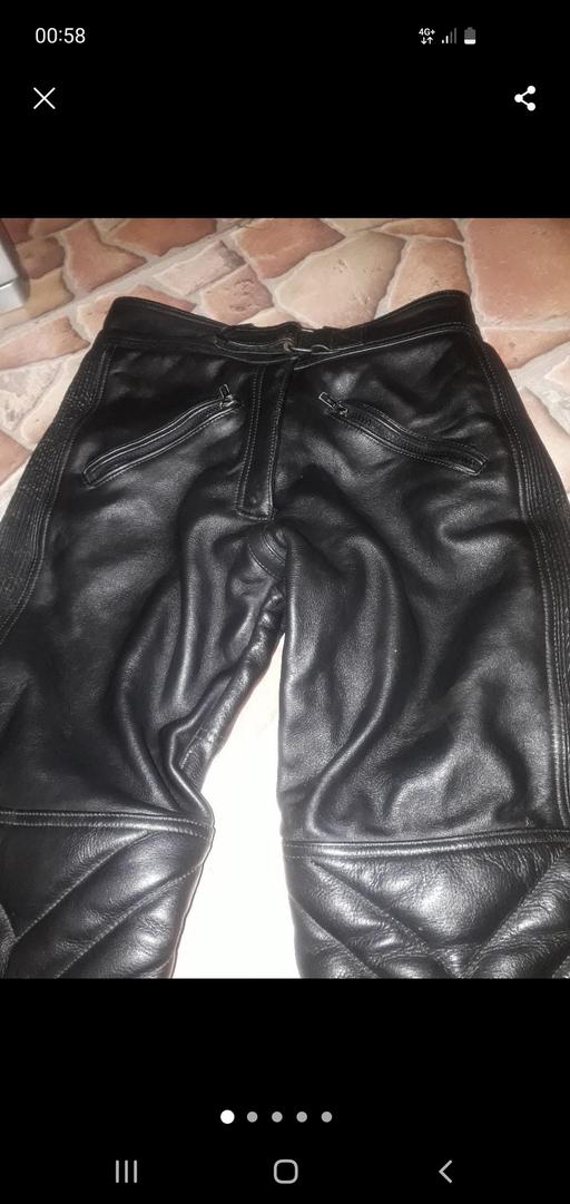 Buy & Sell Gornal Wood Dudley - Photos for Womens Leather Biker Trousers, Size 14 , VGC,