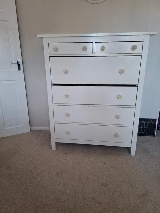 Buy & Sell Wolverhampton West Midlands - Photos for Ikea Hemnes Drawers White Gloss