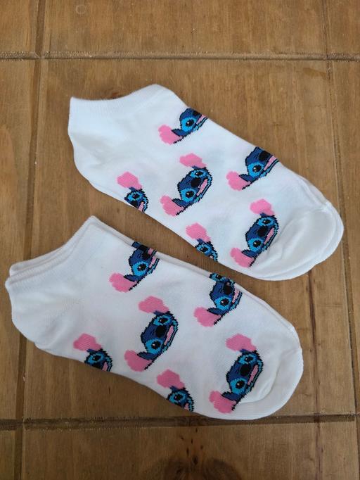 Buy & Sell Blackpool Town Centre Blackpool - Photos for Stitch trainer socks x 2 size 4-7 NEW
