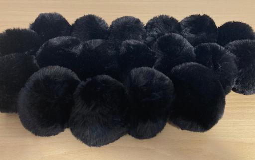 Buy & Sell Gretton North Northamptonshire - Photos for TED BAKER BLACK FAUX FUR POM POM SCARF