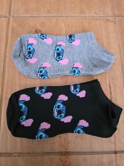 Buy & Sell Blackpool Town Centre Blackpool - Photos for Stitch trainer socks x 2 size 4-7 NEW