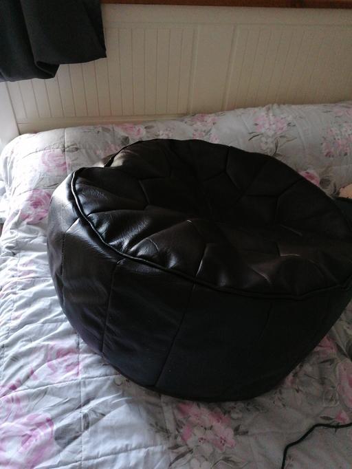 Buy & Sell Oldbury Sandwell - Photos for Brown faux leather bean bag foot rest