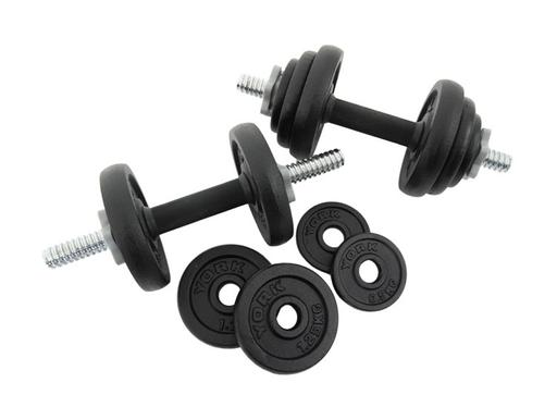 Buy & Sell Darlaston Walsall - Photos for York 15kgs cast iron dumbbells