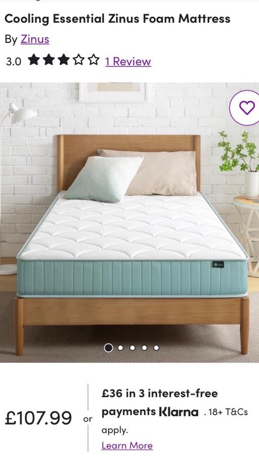Buy & Sell Sedgley Dudley - Photos for Single air sprung mattress