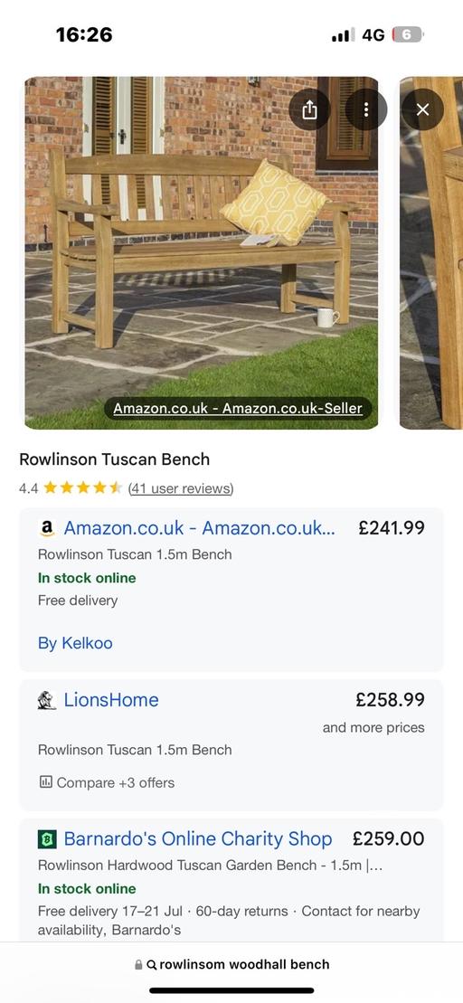 Buy & Sell Cradley Heath Sandwell - Photos for Brand new garden bench