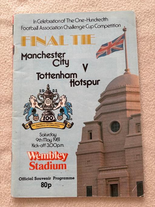 Buy & Sell Muxton Telford and Wrekin - Photos for 1981 FA Cup Final programme