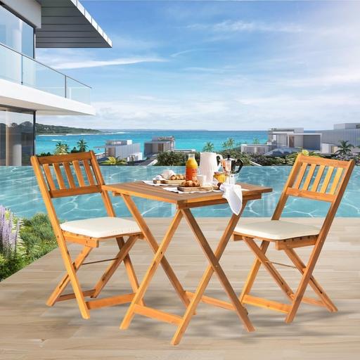 Buy & Sell Camp Hill Birmingham - Photos for 3 Piece Folding Wooden Garden Furniture Table