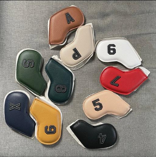 Buy & Sell Friern Barnet North London - Photos for GOLF CLUB IRON HEAD COVERS - SET OF 10
