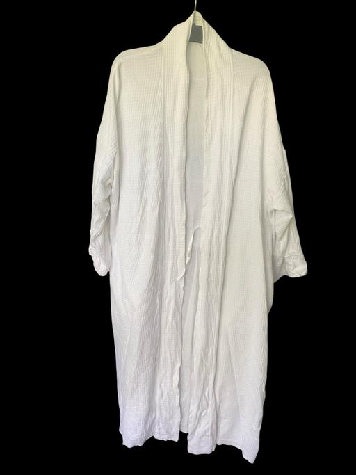 Buy & Sell North Kensington West London - Photos for M&S white dressing gown 💯cotton