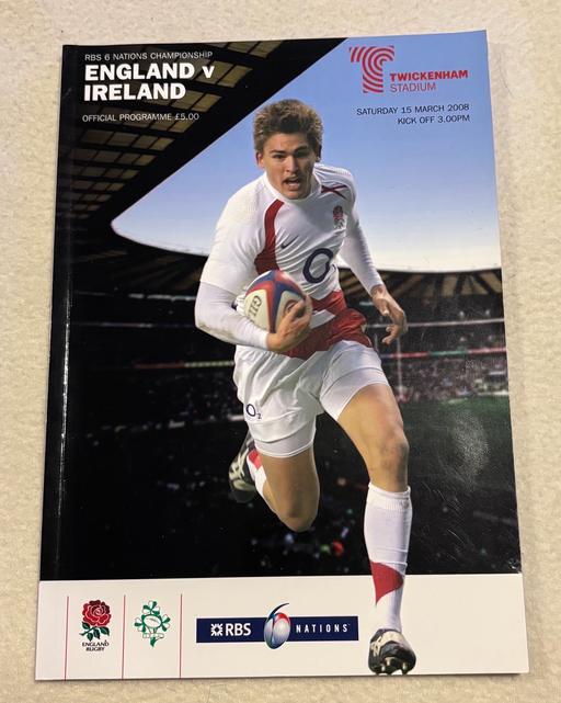 Buy & Sell Muxton Telford and Wrekin - Photos for England v Ireland 6 Nations 2008 programme